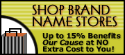 Shop brand name stores. Up to 15% Benefits MDBA at no extra cost to you!
